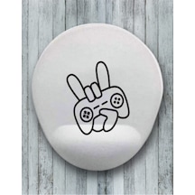Game Oval Bilek Destekli Mouse Pad Mousepad