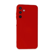 Newface Samsung Galaxy A15 4g Kılıf Nano İçi Kadife Silikon - Kırmızı