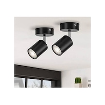 Led Aplik Led Avize Led Spot Hareetli Gün Işığı Ampullü Siyah