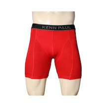 Kennpaul Bambu Uzun Paçalı Sporcu Boxer -kırmızı Nefes Alır, Konforlu Kırmızı
