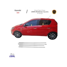 Ebal Otomotiv Hyundai i20 Krom Cam Çıtası 4 prç. 2008-2014 ARASI P. Çelik