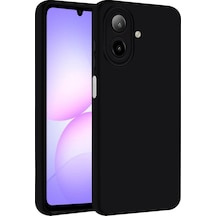 Samsung Samsung Uyumlu Galaxy A07 4g Nano İçi Kadife Silikon - Siyah