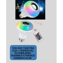 Akıllı Led Ampul E27 Bluetooth Hoparlör Xuczlambahoparlörrr-1 Diğer