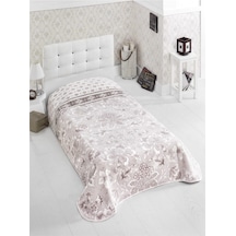 Polyester Çift Kişilik Viyola 4 Kg Vizon Battaniye Kahverengi