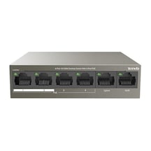 Tenda 5 Port 63W 4 Port Poe TEF1106P-4-63W 10/100 Yönetilemez Switch Masaüstü