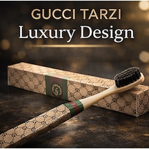 Gucci Tarzı Lüks Tasarım Diş Fırçası Soft Kıl Premium Desenli