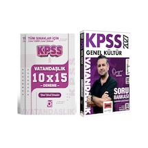 2027 Kpss Genel Kültür Vatandaşlık Tamamı Çözümlü Soru Bankası + Deneme Sınavı Seti Bigelio + Yargı