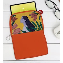 Bk Gift Woman Art Tasarımlı Taşınabilir Koruyucu Tablet Kılıfı & (531953006)