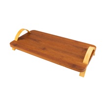Bambum Vasso Kulplu Sunum Tepsisi 40x20 Cm Renkli