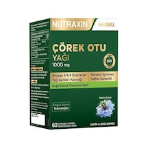 Nutraxin Çörek Otu Yağı 1000 Mg 60 Kapsül