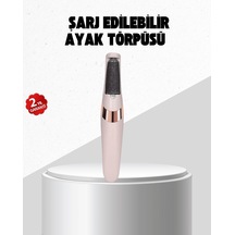 Usb Şarjlı Ayak Törpüsü Nasır Temizleyici Elektrikli Siyah