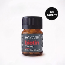 Hc Care Biotin Çinko Selenyum İçeren Saç Vitamini 60 Tablet