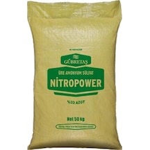 Gübretaş Nitropower Bitki Besini Üre Amonyum Sulfat Demir Suda Çözünür Kükürt %33 Azot Gübresi 1 KG