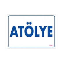 Pvc Levha Quot;Atölyequot; 17,5*25 Cm
