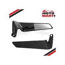 Bajaj Discover Küçük Boy Karbon Desenli Katlanır Ayna H2 Mr1243
