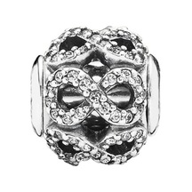 Nur Silver Taşlı Sonsuzluk Gümüş Charm Nur-bl00025