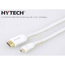 Hytech Hy-W235 2Mt Mini Hdmi Erkek To Hdmi Erkek 24K 1.4 Versiyon