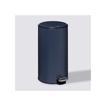 Delta Modern Metal Pedallı, 30 L, Çöp Kutusu, Koku Filtreli, Temizlenir İç Hazneli Mavi