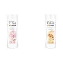 Clear Seti Şampuan Yumuşak Ve Parlak 350 Ml X2 + Saç Dökülmesine Karşı Zencefil Özü Şampuan 350 Ml X2
