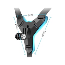 Motorsiklet Kask Önü Takılan Telefon Tutucu Aksiyon Kamerası Takılabilen Aparat 4801