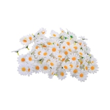 Papatya Kafası Mini Çiçek Kumaş Süsleme Papatyası 30'lu Paket Beyaz - 819140816 Beyaz