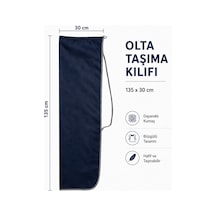 Olta Taşıma Kılıfı 135x30 Cm Büzgülü Dayanıklı Kumaş Balıkçılık Malzeme Çantası