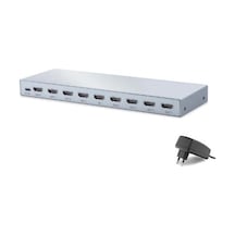 Hadron Hdx1433 Hdmı Splitter Edıd 8k 60 Hz 1 Giriş 8 Çıkış Gri Kdo