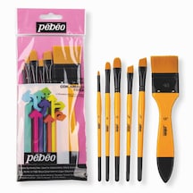 Pebeo Zemin Fırçalı Profesyonel Karma Fırça Seti 6 Lı Set-8