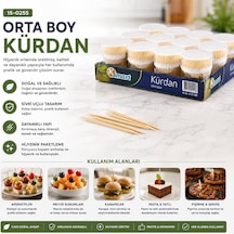 Ksmart K-0158 Kürdan Orta Boy - 12'li Paket
