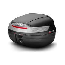 Sh37 Motosiklet Arka Çanta 37 Litre Kapasite Top Case Motor Çantası Siyah