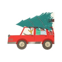 - Driving Reindeer Napkins - Yeni Yıl Peçete 16'lı -