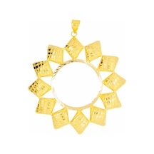 Cigold 22 Ayar Altın Taşsız Fantezi Kolye Ucu K1Kluc0680025586