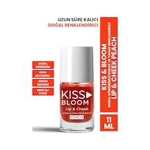 Kıss & Bloom Doğal Görünümlü Dudak Ve Yanak Renklendirici Lip & Cheek Peach 11 Ml Çok Renkli