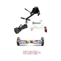 Citymate Elektrikli Kaykay Hoverboard Akıllı Denge 6.5 Inch + Hoverkart + Çanta Extrem Paket D19