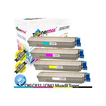 Tonermax Okı C831 / C841 Uyumlu Toner Set