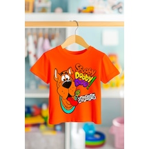 Book Orbook Scooby Dooby Doo %100 Pamuk Premium Kalite Çocuk Tişörtü 3-12 Yaş Turuncu