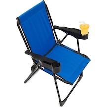 Silva Kamp Sandalyesi Bardaklıklı - Mavi