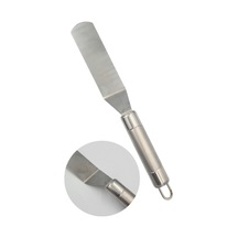 Eğik Pasta Spatula Çelik Metalik Diğer