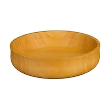 Mien Dayanıklı Bambu Bohem Kase 24 Cm Büyük Boy L 1 Adet 7b123 Kahverengi