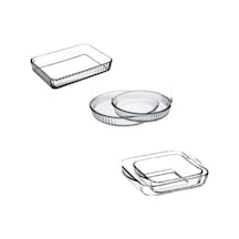 Paşabahçe Borcam Fırın Tepsisi - 5 Li Borcam Set