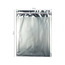 35X50 Gri Lüx Metalize Paketi 50 Adet