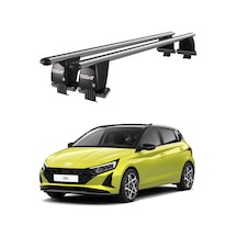 Royal Hyundai İ20 2020 Ve Sonrası Uyumlu Gri Kilitli Ara Atkı Port Bagaj Tavan Barı