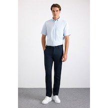 Süvari Lacivert Regular Düz Normal Bel Jogger Pantolon Pn2020500763-m09