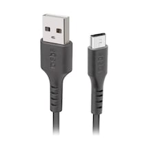 Tecablemıcrok Mikro Usb Şarj Ve Veri Kablosu 1 Mt. Siyah