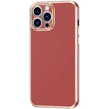 Apple Uyumlu iPhone 12 Pro Max Uzrm Bark Kılıf-kahverengi Kahverengi