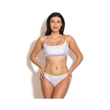 Badelina Kadın Dijital Desenli Askılı Bikini Takımı 3279 001