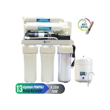 13 Aşamalı Su Arıtma Cihazı Açık Kasa 8 Lt. Çelik Içli Pompalı 478055093