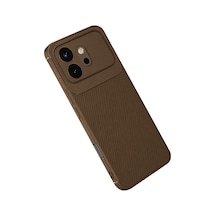 600 Auto Focus Karbon Kapak - Kahverengi
