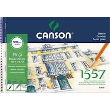 Canson Resim Defteri 1557180 GR 35x50 15 YP spiralli