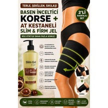 At Kestanesi Özlü Slim Jel 250 Ml Ve Termal Basen Korsesi 2'li Set Toparlayıcı Ve Sıkılaştırıcı Bakı